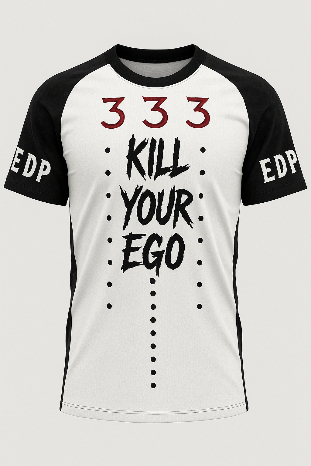 333 Kill Your Ego™ Jersey
Price: $66.00 
Inventory: 333
Description:
This is not merch. This is a message. A mirror. A funeral for your ego.
Limited to 333 numbered garments, each with a Resurrection Insert™.
REBIRTH THROUGH DEATH